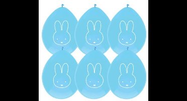 Nijntje Ballon Blauw - Verjaardag Jongen - Geboorte - Babyshower Decoratie - Kinderfeestje - Heliumballon - Kraamcadeau - Nijntje Feestartikelen - Blauw Folieballon - Miffy Ballon - Decoratie Geboorte Jongen - Nijntje Versiering