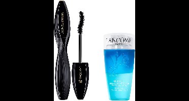 Lancôme 2-Step Wimper Routine Mascara | Make Up Remover - Hypnose Drama Mascara Zwart & Bi-Facil Oog Make-up Remover 75ml
