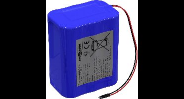 Ansmann 3S2P Akkupack 6x 18650 Kabel Li-Ion 10.8V 6700mAh Accupack Aantal cellen: 6 Li-ion 10.8 V 6700 mAh
