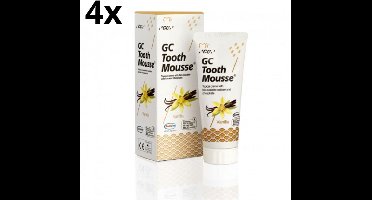 GC Tooth Mousse Vanille - 4 stuks - Voordeelverpakking