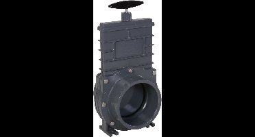 Valterra Schuifafsluiter 110mm pvc blad, rvs 304 spindel