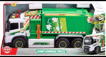 Dickie Toys - Speelgoedvoertuig - Grote Vuilniswagen - licht en geluid
