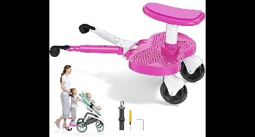 ApexArte® Meerijdplankje met Zitje - Buggy Board - Universeel