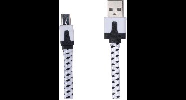 Grundig Cable Usb Micro Usb Nylon 2m Usb-aansluiting Micro-connector - Nylon