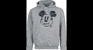 Mickey Mouse Mickey Face Distress Heren Sweatshirts - lichtgrijs - M