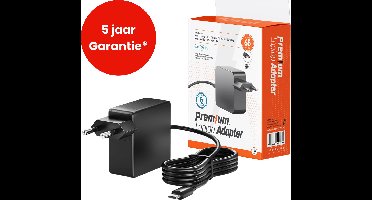 Premium USB C Laptop oplader 65W - Universeel voor alle merken laptops - USB C Kabel + adapter