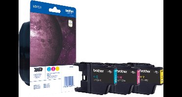 Brother LC1220 - Inktcartridge / Geel / Paars / Blauw