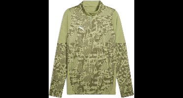 Puma Crew Sweatshirt TeamCUP Training 1/4 Zip Top 659164 Calming Green-Puma Silver-Puma Olive-XXL