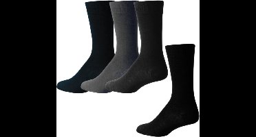 green-goose® Bamboe Sokken Heren - 85% Bamboe - Maat 39-42 - 4 Paar Gemengde Kleuren - Zacht, Ademend, Hypoallergeen en Comfortabel