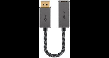 Goobay Plus DisplayPort - HDMI adapter | 4K 60Hz | 0,20 meter