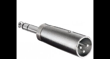 XLR (m) - 6,35mm Jack stereo (m) adapter