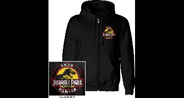 Jurassic Park - Park Ranger (Zip-Up) Hoodie Black-S