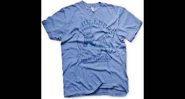 Riverdale Go Bulldogs Vintage T-Shirt Blue-Heather-XL