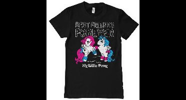 My Little Pony Best Friends Forever Big Tall T-Shirt HSB-1-MLP1005-H50-8 Black-3XL