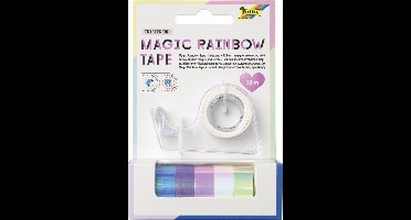 folia decoratief plakband Magic Rainbow Tape incl. dispenser