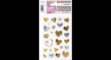 Harten stickervellen