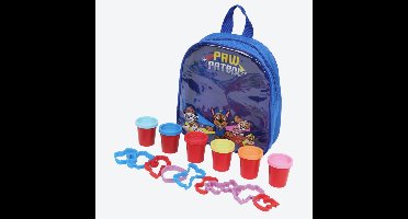 Paw Patrol Luxe Klei Set + Rugtas - Klei Pakket - Speelgoed - Creativiteit - Paw Patrol - Knutselen & Creatief Spelen - Kleien - Play Dough - Inclusief Vormpjes & 6 Kleuren Klei - Luxe Pakket - Hoge Kwaliteit - Cadeau Jongens & Meisjes