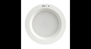 Megaman Siena downlight - downlight - 2800K warm wit - 13W / 950 lumen - IP44 - Ø145mm - mat wit