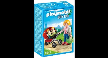 PLAYMOBIL City Life Tweeling kinderwagen - 5573