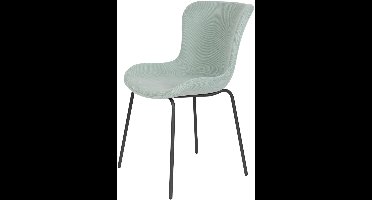Puur - Lindet eetkamerstoel ribstof lichtgroen