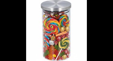 Glazen voorraadpot met deksel | 10 x 18 cm | 950 ml