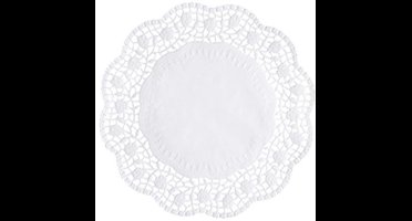 PAPSTAR taartkleedjes rond, diameter 200 mm, wit, 100 stuks