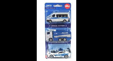 Siku Politie Voertuigen 3-Pack Speelgoed