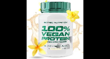 Scitec Nutrition® - 100% Vegan Protein (1000 gram - Vanilla) - Vanille - 30 eiwitshakes - proteine poeder - protein powder - eiwitpoeder - eiwitshakes - proteine shake - glutenvrij - suikervrij