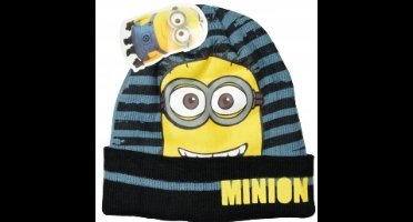 Minions muts voor kinderen – Gele wintermuts – Warm en zacht – Officiële licentie