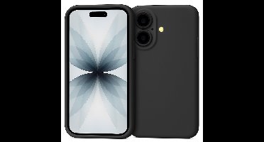 Hoesje geschikt voor iPhone 17 - Mat Back Case Zwart