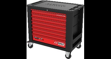 KS TOOLS PERFORMANCEplus P20 ZWART/ROT Werkplaatswagen met 8 lade...