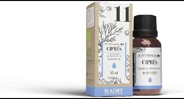 Bio cipres essentie 15 ml etherische olie|Bio cypress essence 15 ml of essential oil|Essence de cyprès bio 15 ml de huile essentielle