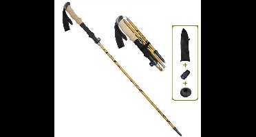 Wandelstok met 5 secties en goede schokabsorptie