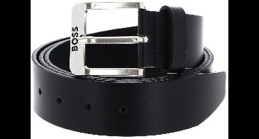 BOSS Leren riem Jemio Sz40 Leather Belt W80 Black zwart