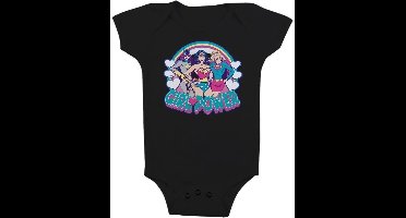 DC Comics Girlpower Baby Body Mädchen Black-6 Monate