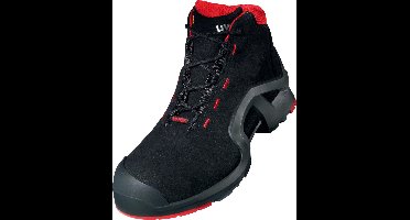 Uvex 1 Support Stiefel S3 85173 Schwarz, Rot (85173)-48 (Weite 12)