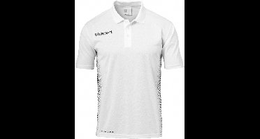 Uhlsport Score Polo Shirt Wit-Zwart Maat M