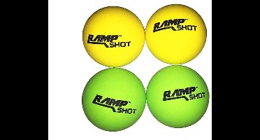 Megaform RampShot vervangende ballen set van 4 voor buitenspel.