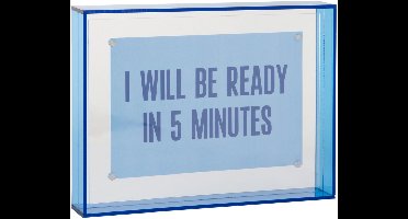 Present Time - Photo Frame Gayo Medium Acrylic - Donkerblauw