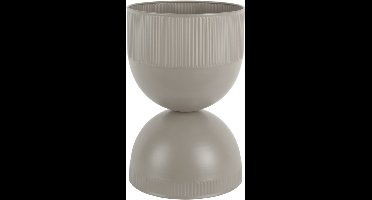 Present Time - Bloempot Tonar Medium - Warmgrijs