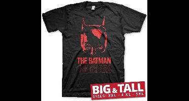 Batman Layered Logo Big & Tall T-Shirt Black-4XL
