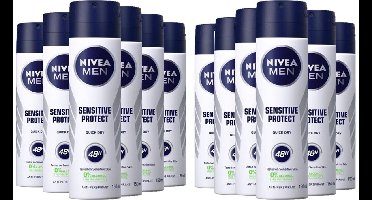 NIVEA Sensitive Protect Deo Spray Men - JUMBOPAK 12 x 150 ml