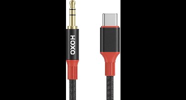 Aux Kabel - Aux naar USB C - 1 Meter - 3.5mm Jack - Audio kabel voor Auto, Radio en Koptelefoon - Gevlochten Kabel