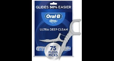 Oral-B Glide Ultra Deep Clean Floss Picks – Cool Mint – 75 Stuks