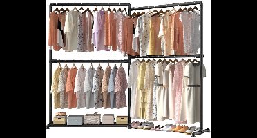 Kledingrek Metaal - Kledinghangers - Dressboy - Zwart