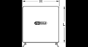 KS GEREEDSCHAP Frame voor lasbeschermingswand - 985.7026