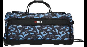 Enrico Benetti Santa Cruz Wieltas 75 cm - Reistas 101 Liter - Zwart-Aqua