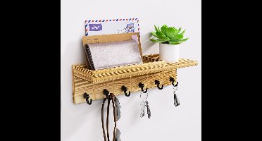 ApexArte® Sleutelrekje - Sleutelkastje - Sleutelhouder - Organizer - Natuurlijk