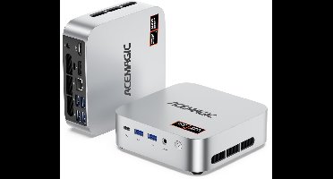 ACEMAGIC W1 Mini Gaming PC - AMD Ryzen 7 8745HS Mini PC - 32GB DDR5 1TB PCIe 4.0 M.2 SSD - Mini Computers(8C/16T,Tot 4,9 GHz) - Desktop computer Radeon 780M - USB4 - WiFi6 - BT5.2