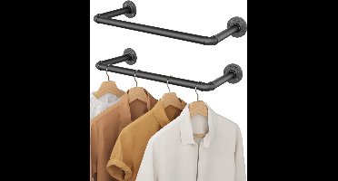 Kledingstangen voor aan de Muur - Kledingrek - Kledingroede